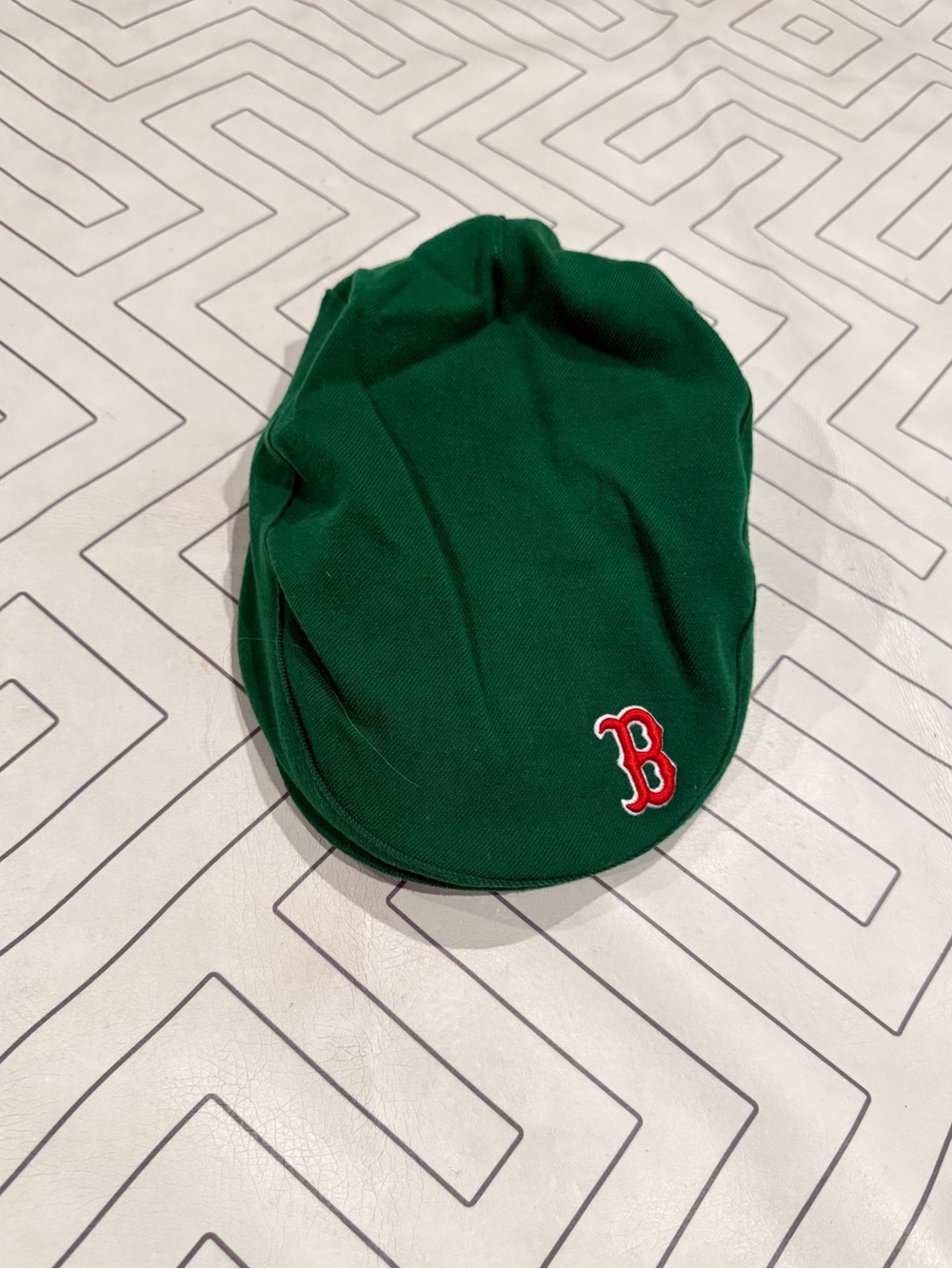 Vintage Fenway Park Collection Green Flat Cap with Boston Red Sox Logo